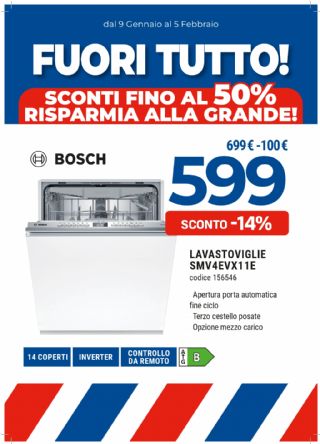 LAVASTOVIGLIE BOSCH SMV4EVX11E 14COP (B)